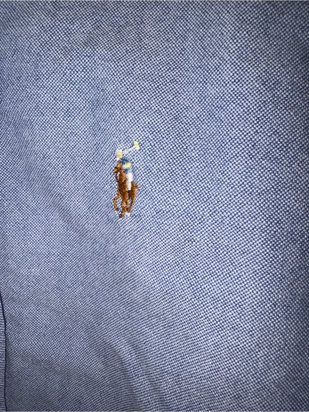 Ralph Lauren oxford cloth shirt boy's sz 4 EUC LN